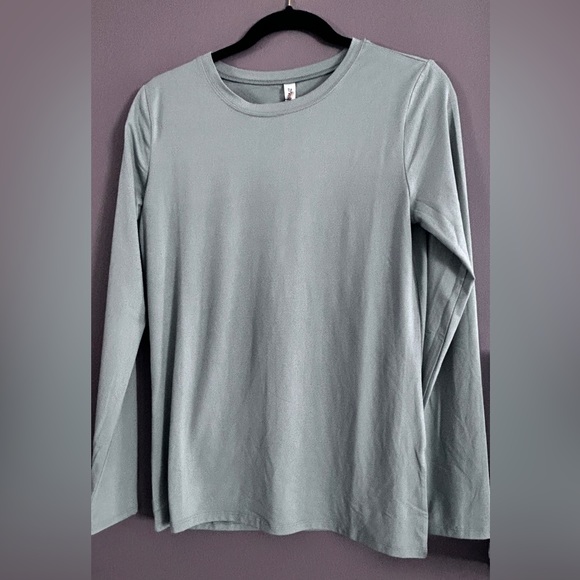 Zenana Outfitters Pullover LS Large Sage NWT - Picture 1 of 4